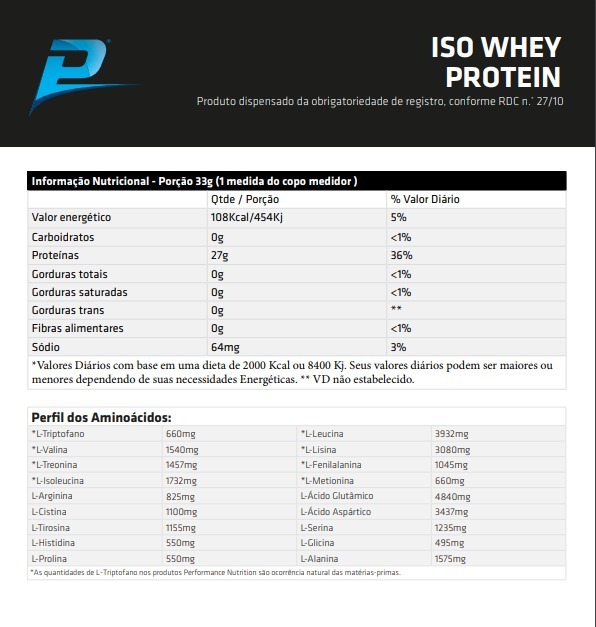 ISO WHEY PROTEIN 909G - PERFORMANCE - Image 2